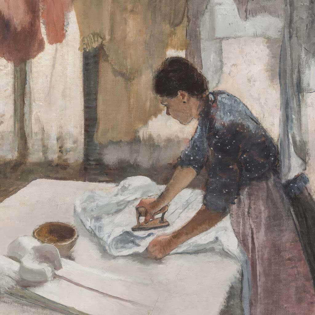 Woman Ironing
