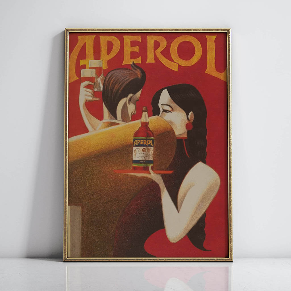 Aperol Liqueur Poster Artwork 