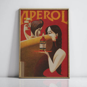 Aperol Liqueur Poster Artwork 