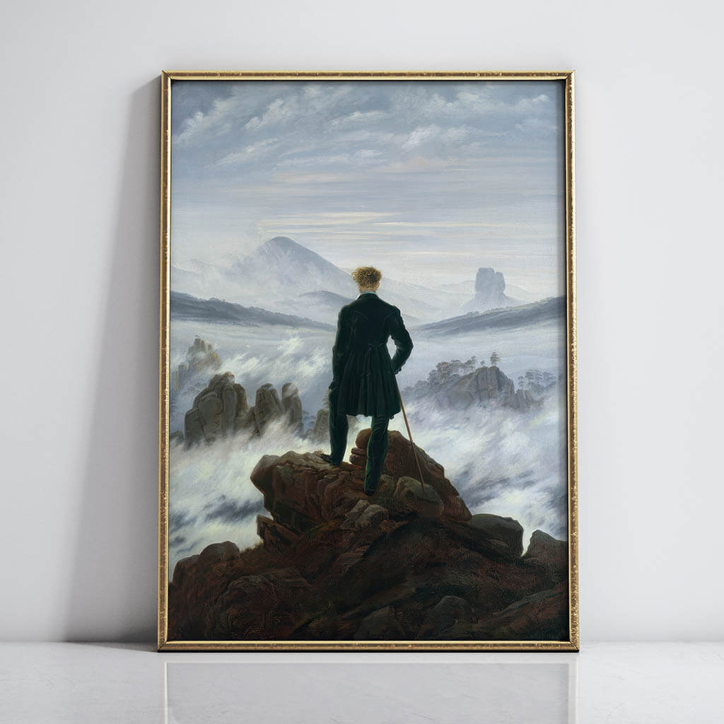 The Wanderer above the Sea of Fog Artwork