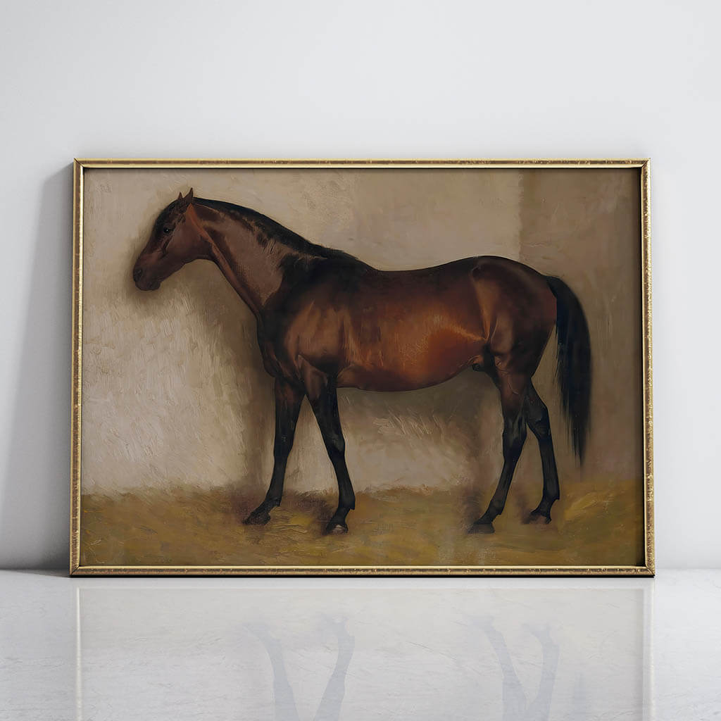 Evocative Horse Art Painting