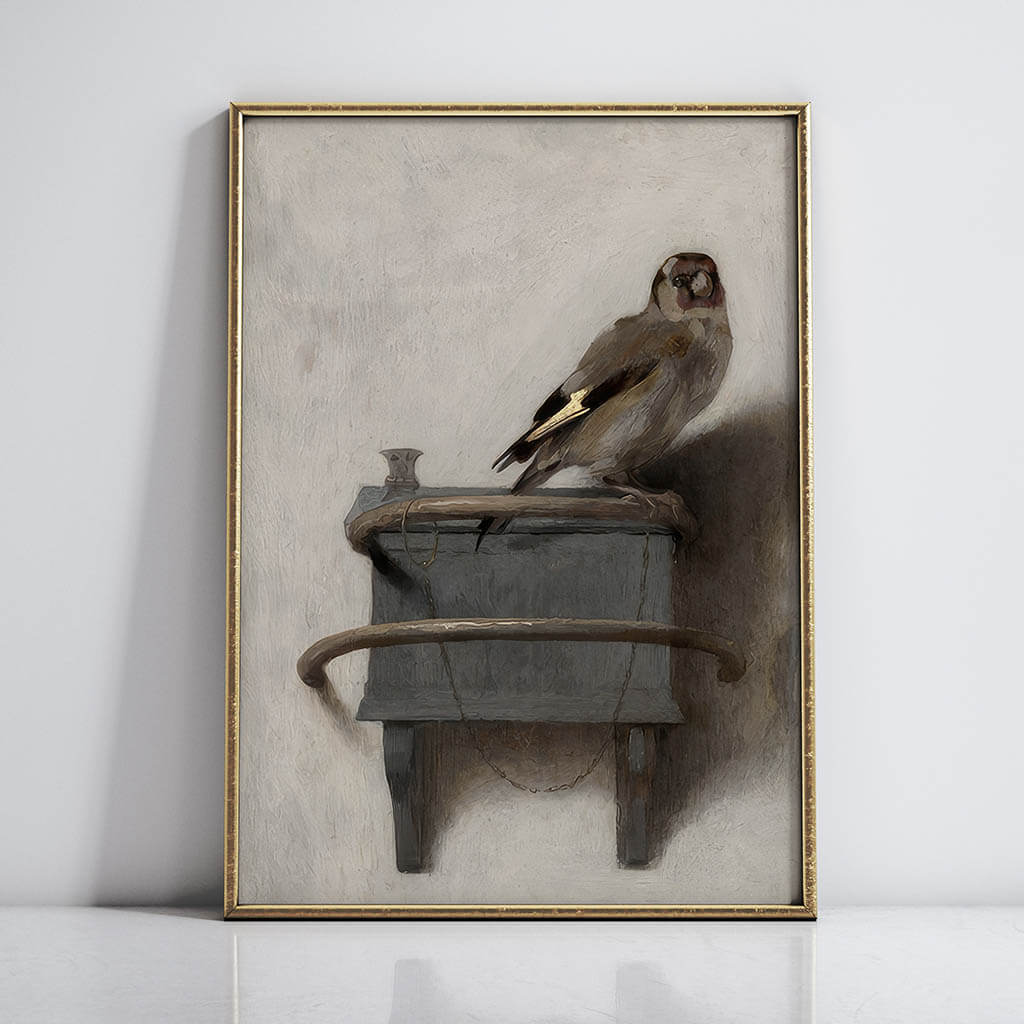 The Goldfinch by Carel Fabritius Artwork