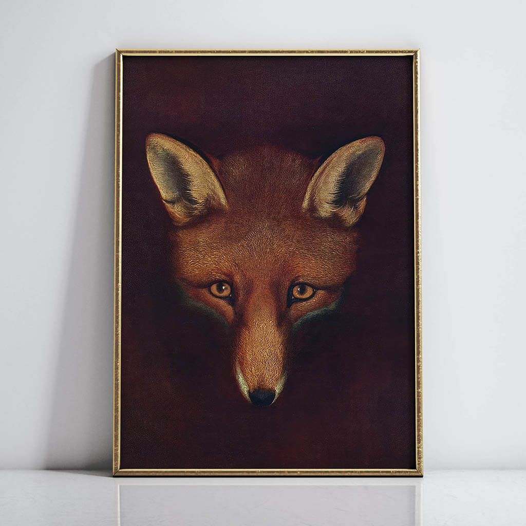 Fox Head by Reinagle Digital Art Prints 