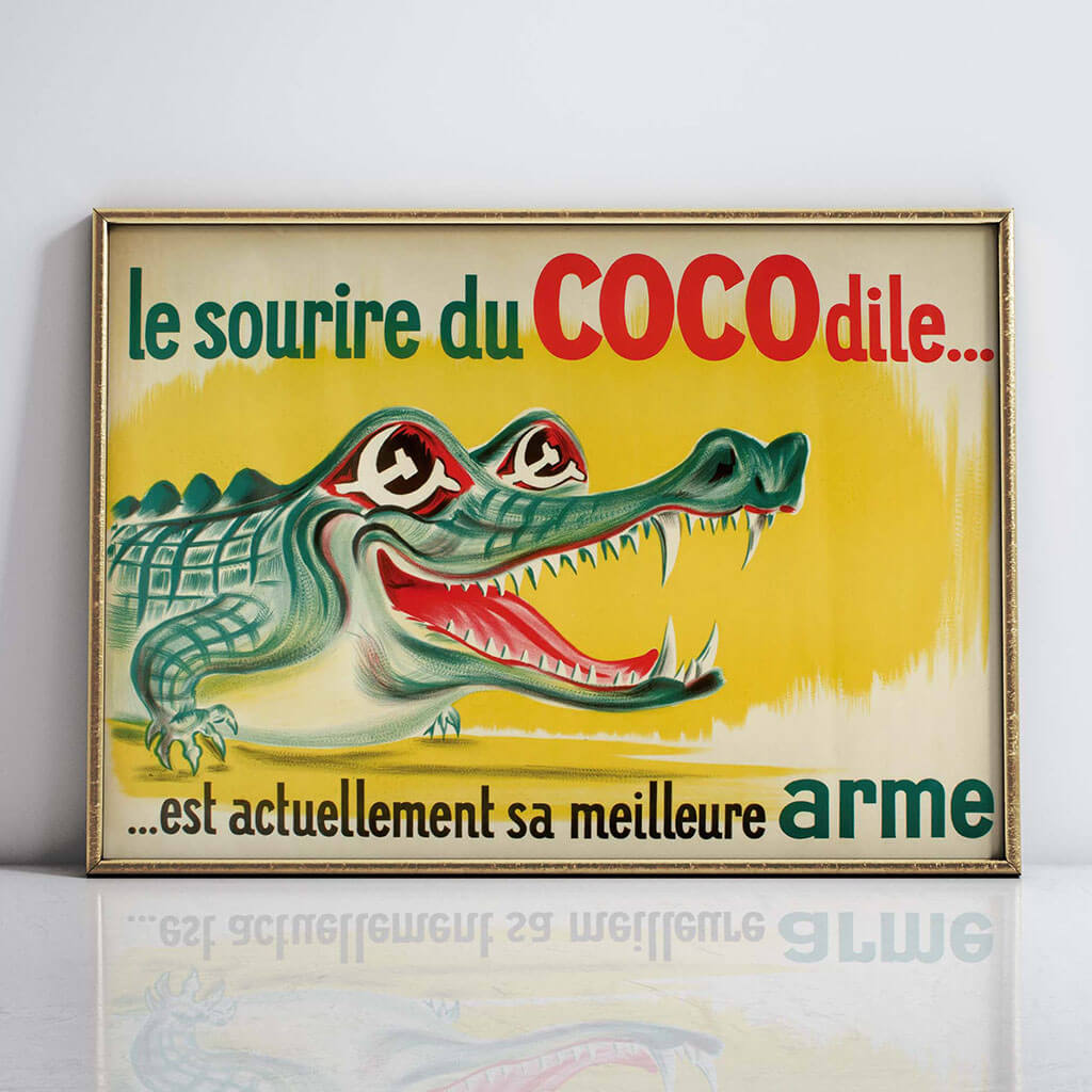 Crocodile Print Artwork