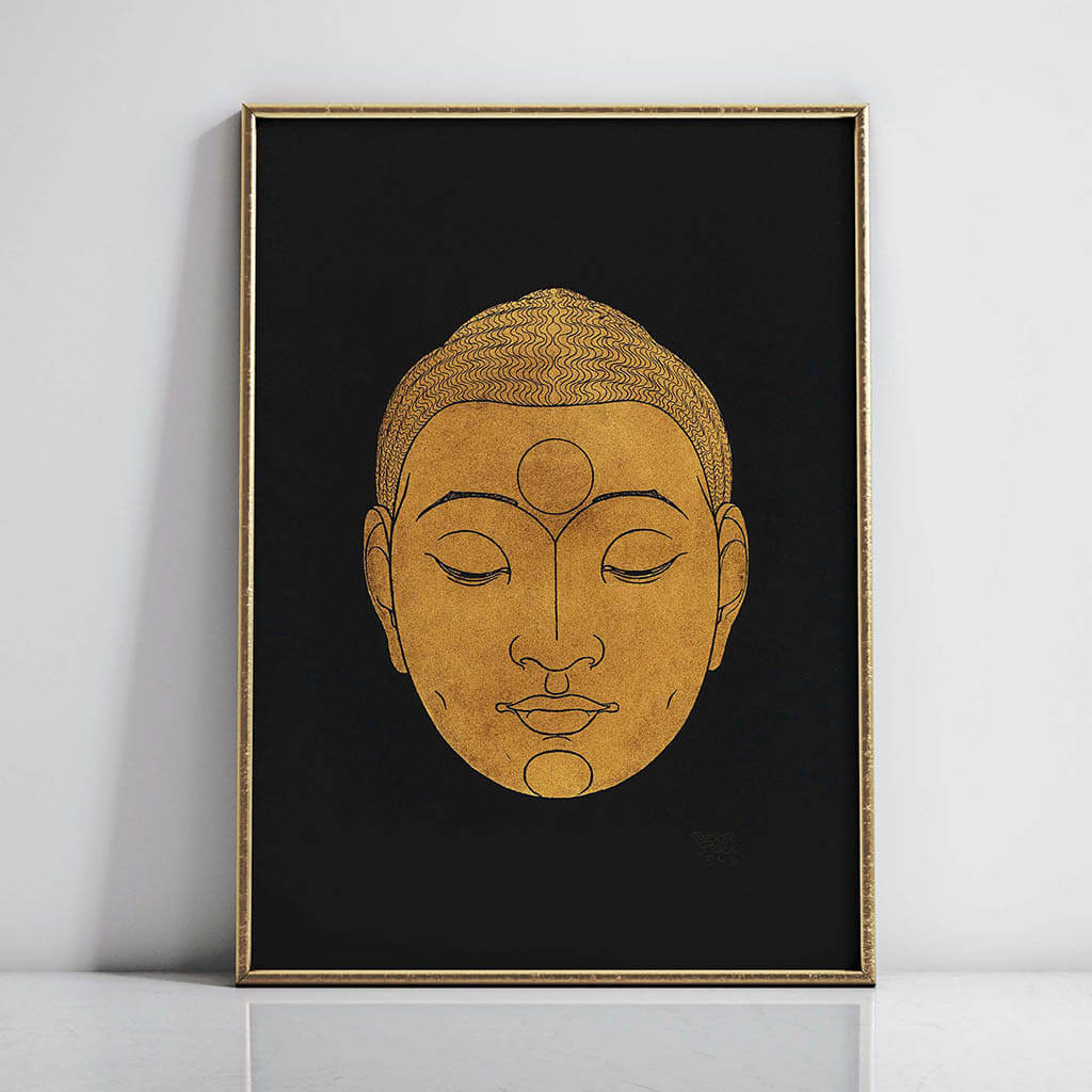 Head of Buddha Artwork