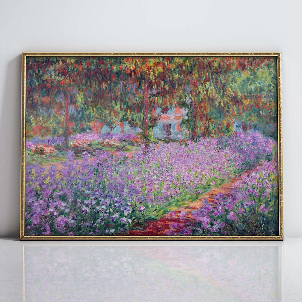 The Artists Garden at Giverny Printable Wall art