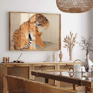 Sitting Tiger Wall Art 