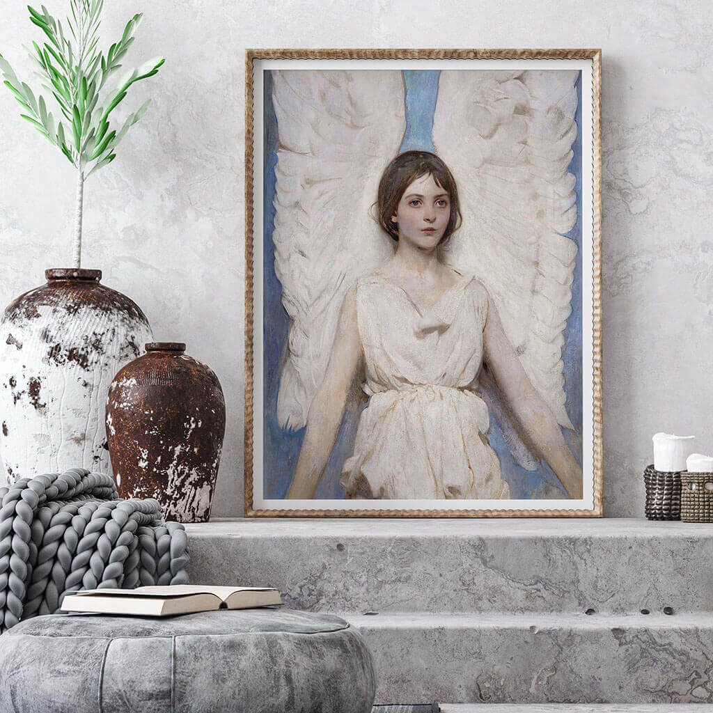 Angel Portrait Painting Wall Art