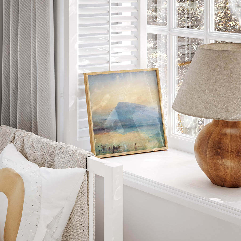 The Blue Rigi Lake of Lucerne,Sunrise Artwork - Printable ...