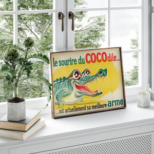 Crocodile Print Wall Art
