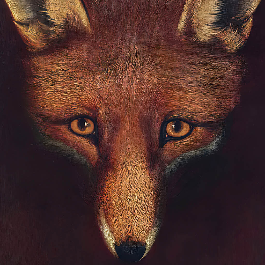 Fox Head by Reinagle Printable Wall Art 