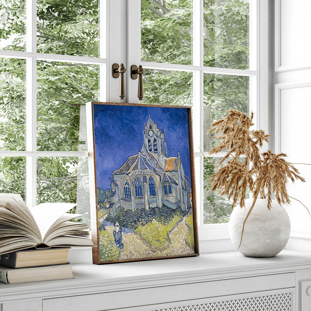 The Church at Auvers Printable Art