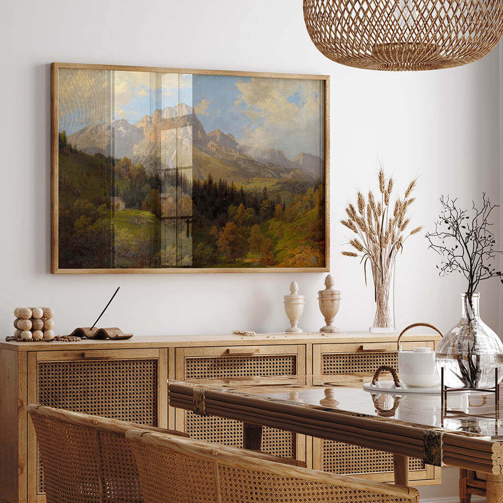 Alpine Landscape Wall Art