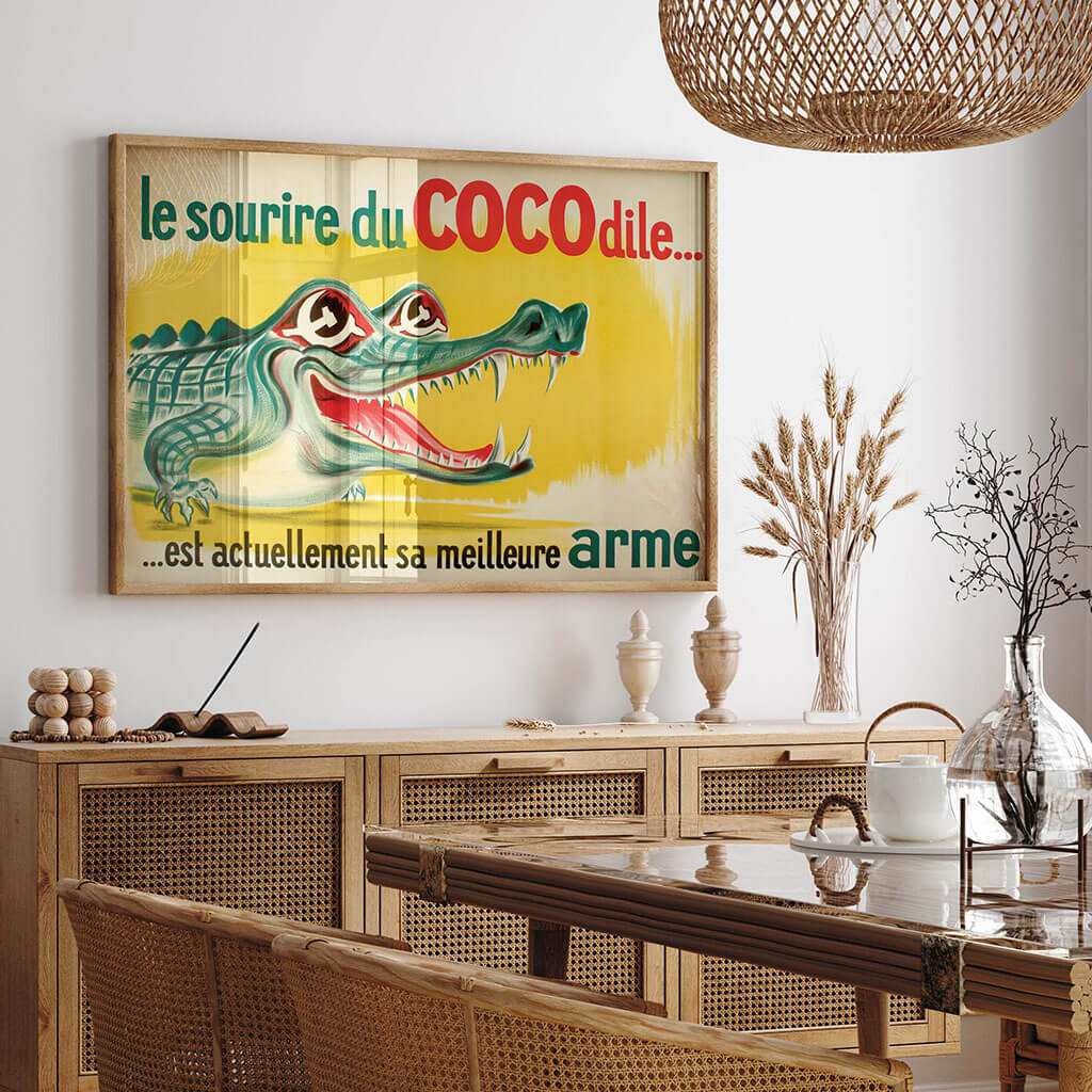 Crocodile Print Printable Art