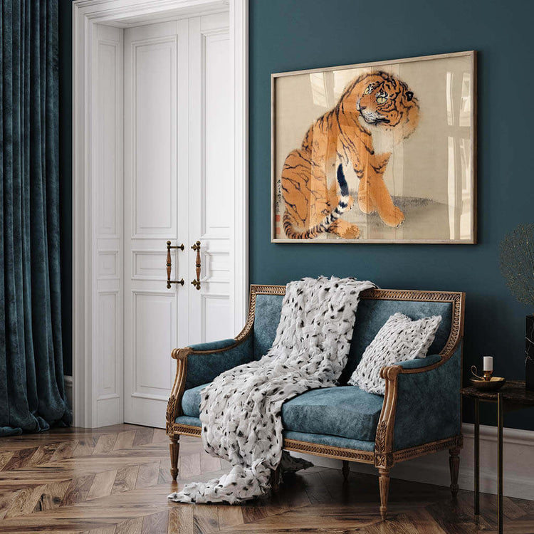 Sitting Tiger Printable Wall Art