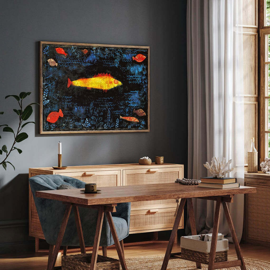 The Golden Fish Art Painting