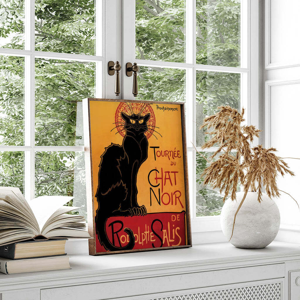 The Black Cat Digital Art Prints