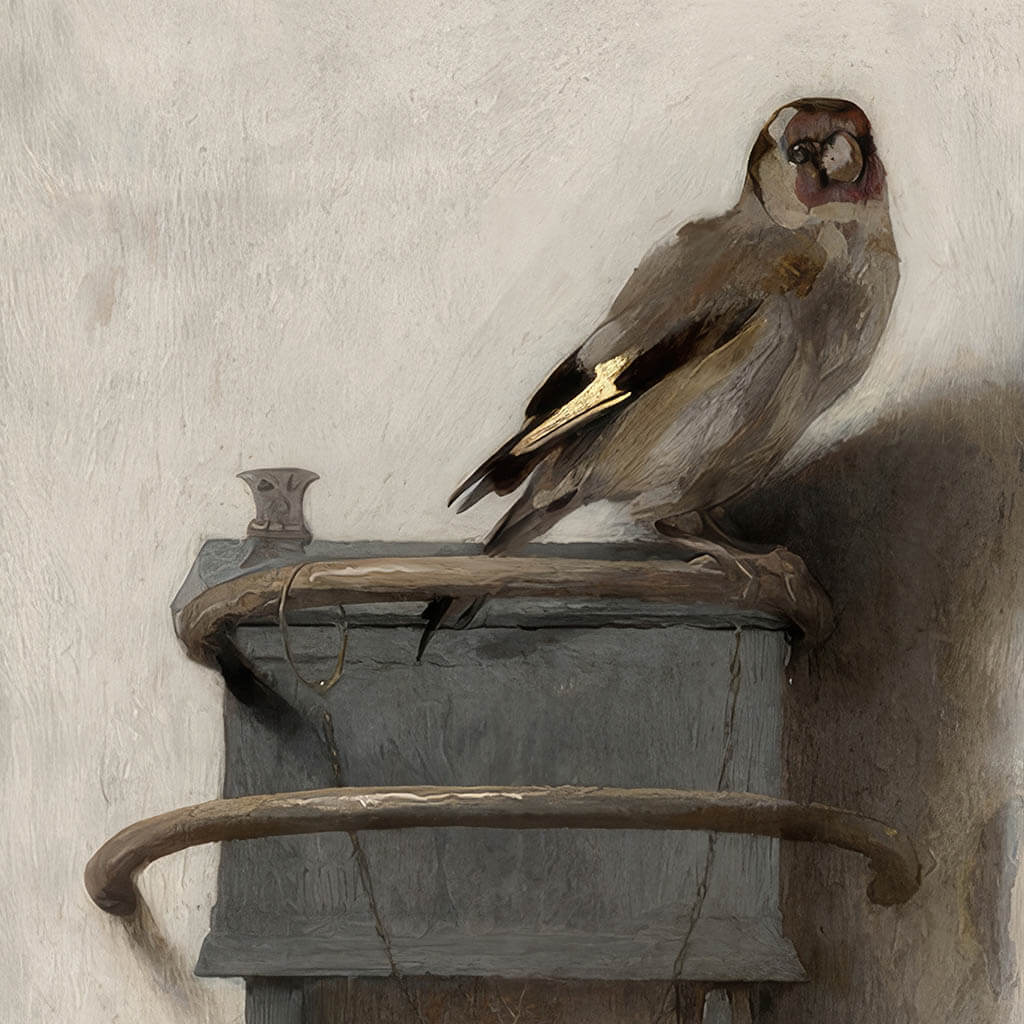 The Goldfinch by Carel Fabritius Printable Wall Art
