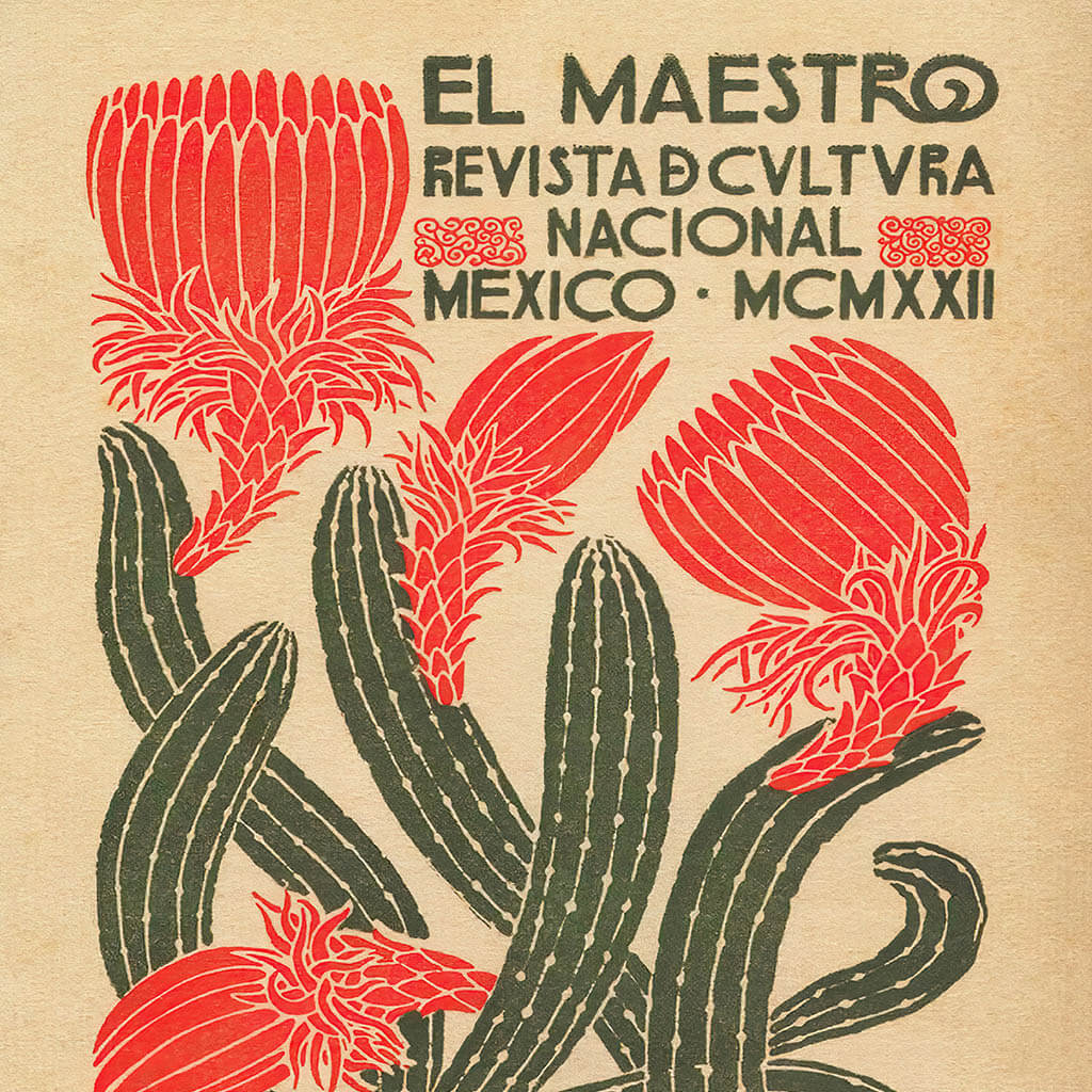 Mexico Cactus Artwork