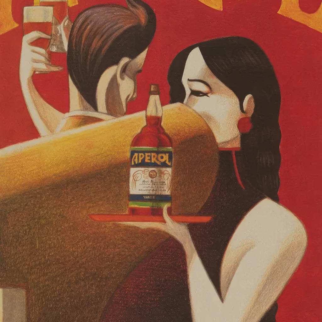 Aperol Liqueur Poster Printable Wall Art 