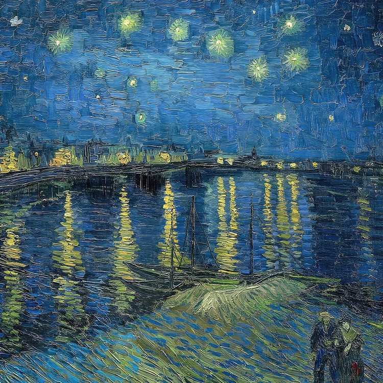 Starry Night Over the Rhone Printable Wall Art