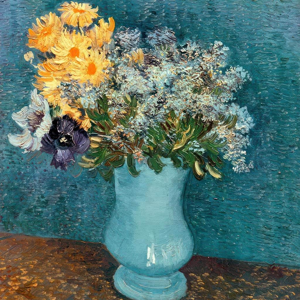 Vase of Flowers 1887 Downloadable Wall art