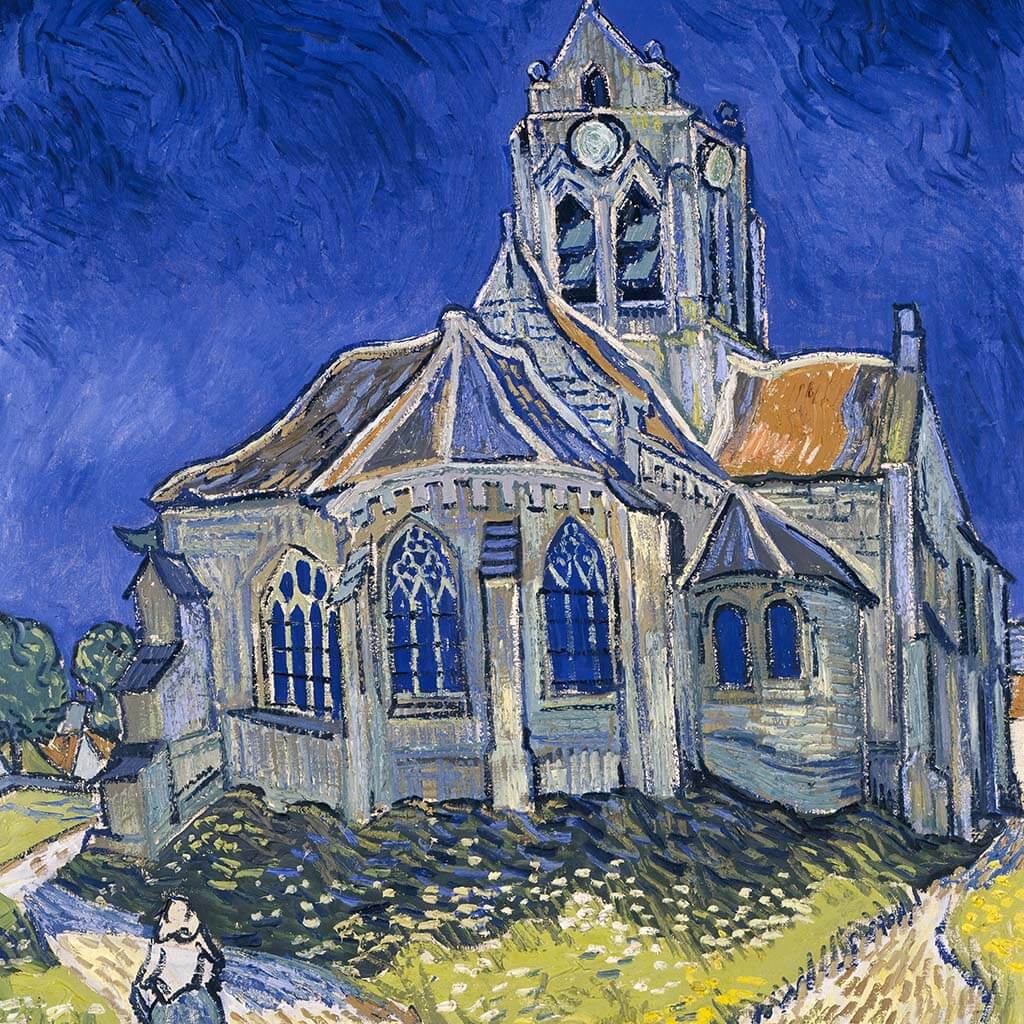 The Church at Auvers Printable Wall Art 