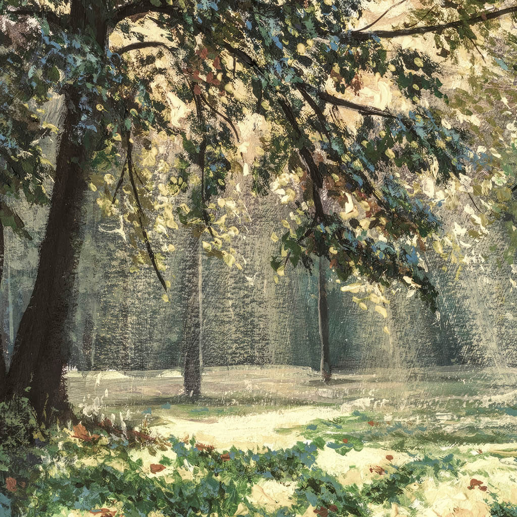 Sunlight in the Trees Printable Wall Art