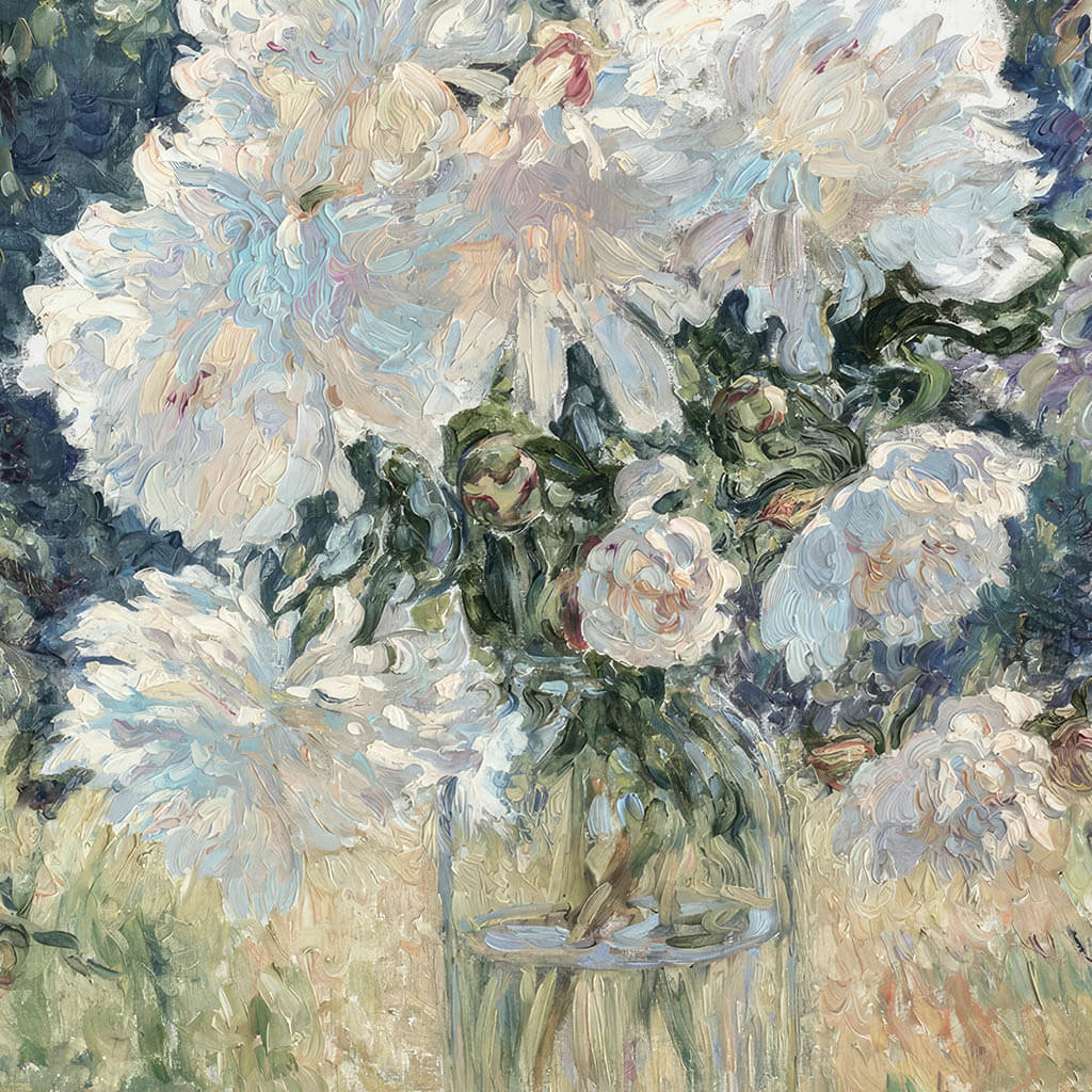 White Flower Digital Art