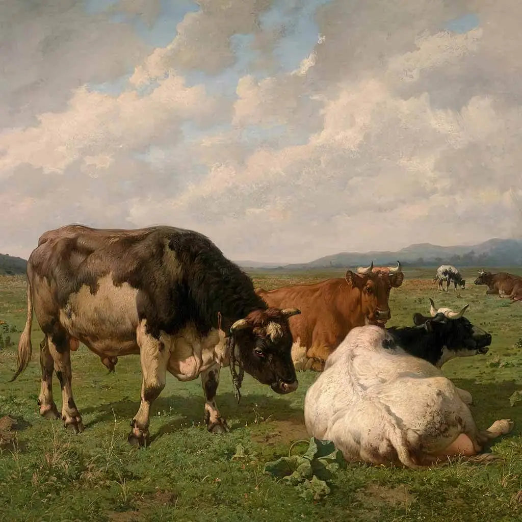 Cattle in the Meadow Printable Art