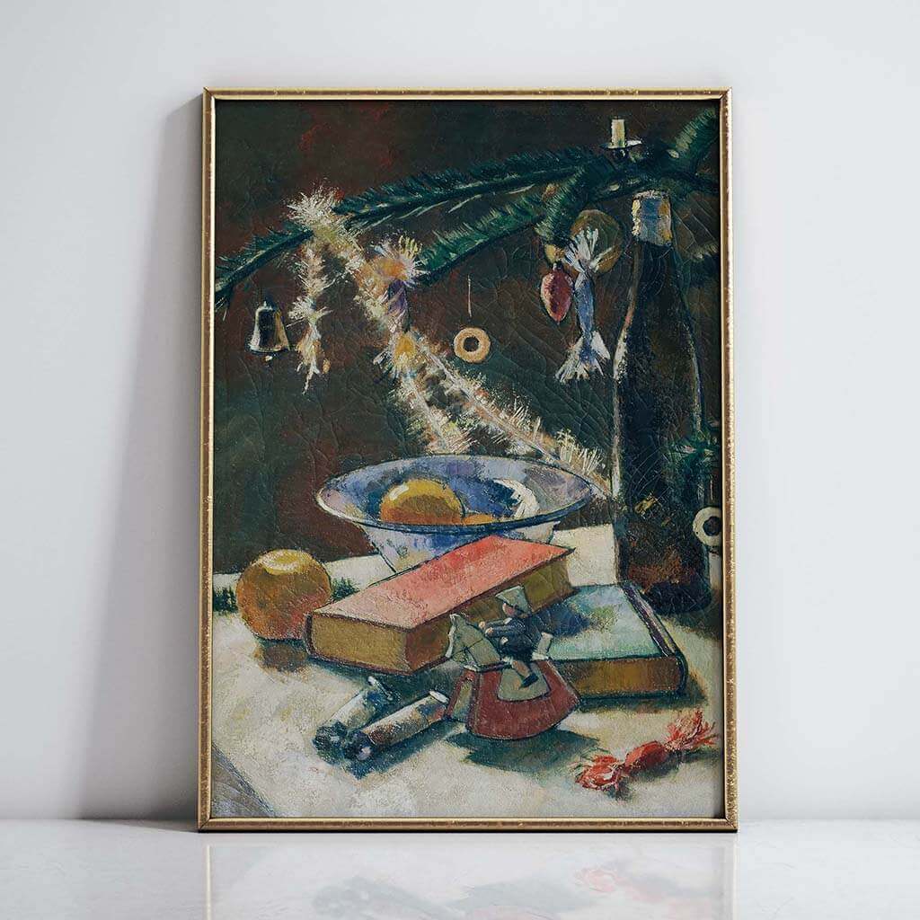 Christmas Tree Still Life Art Print