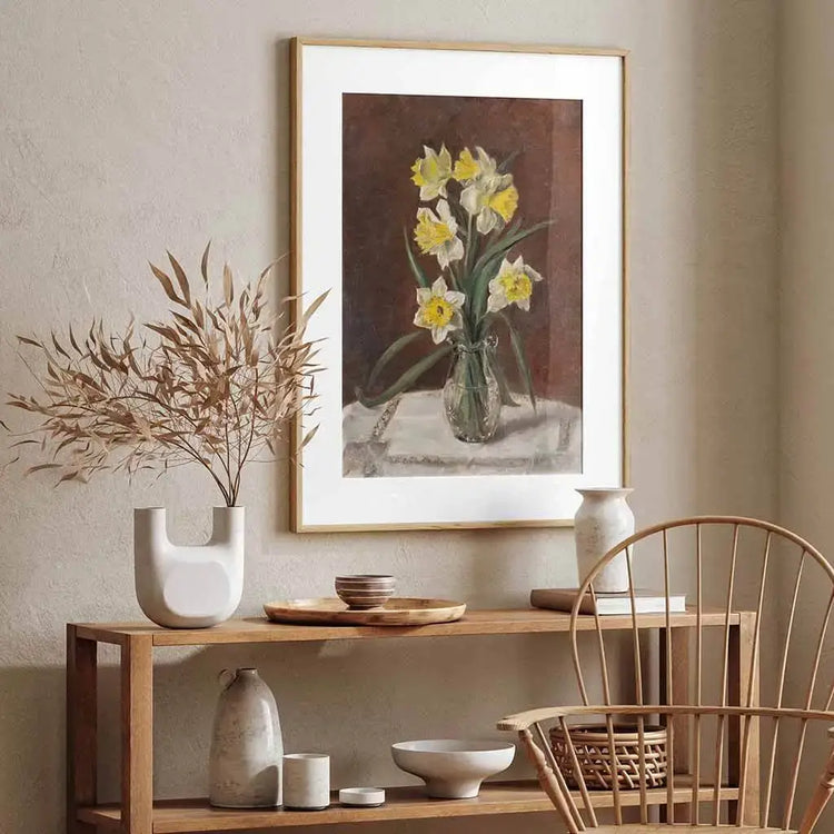 Vintage Daffodil Printable Wall Art