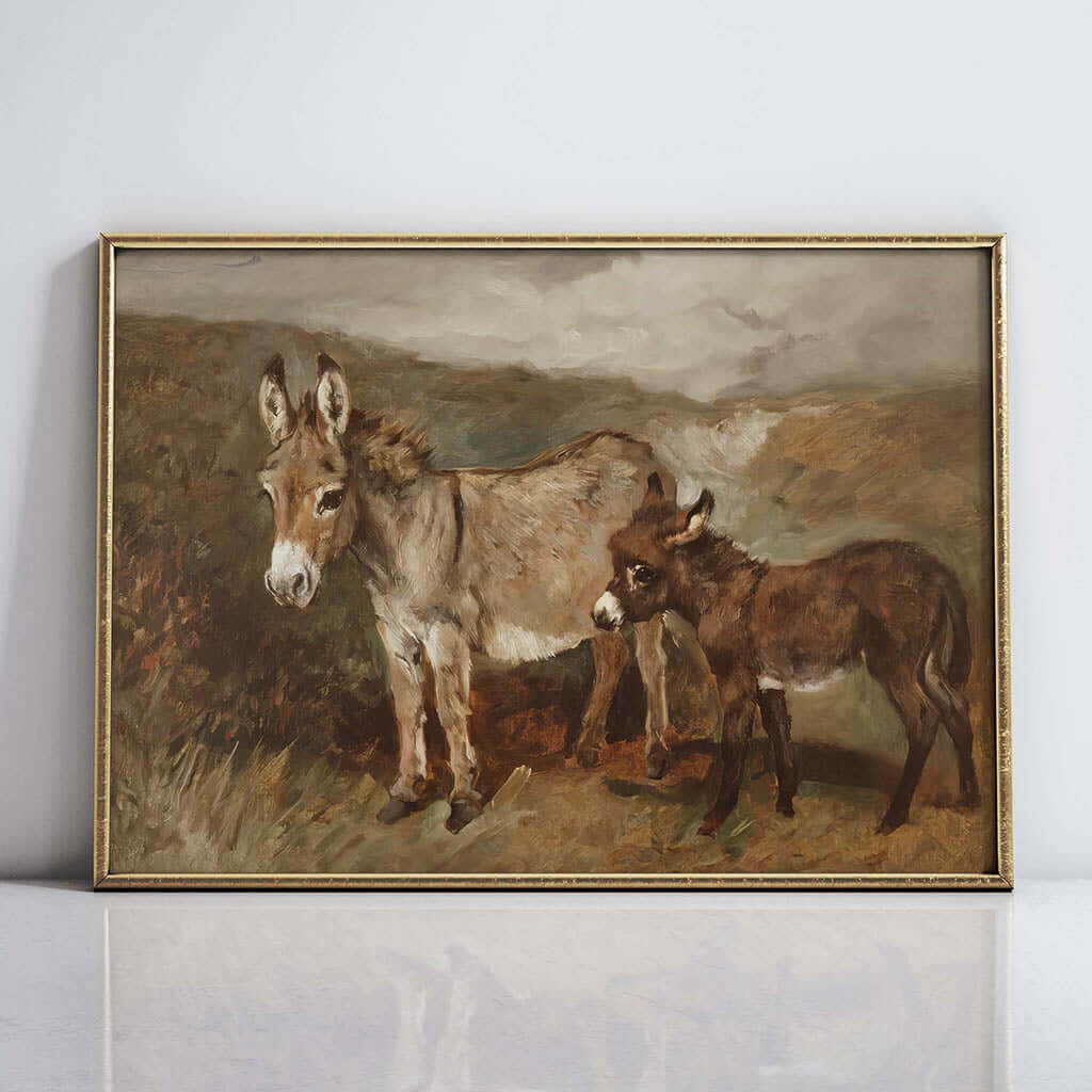 Donkeys Out On The Moor