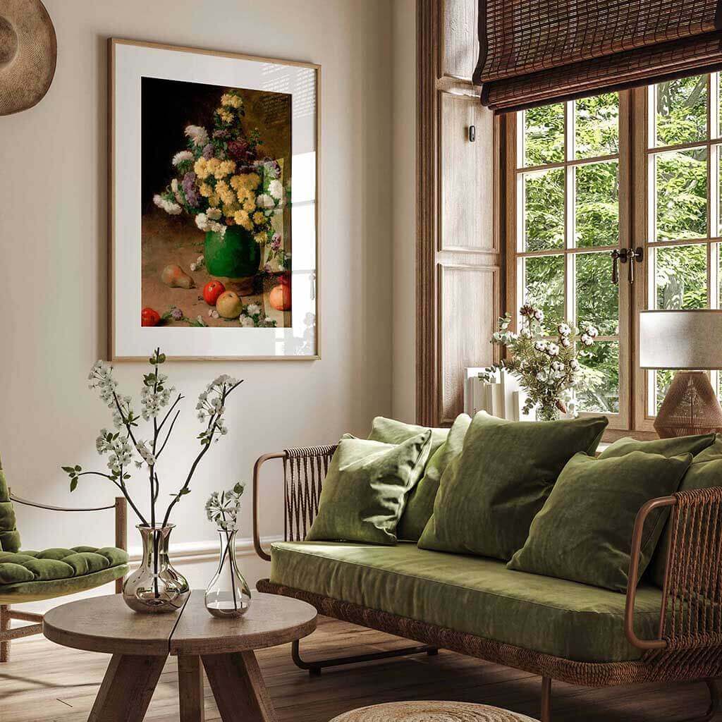 Flowers And Fruit Downloadable Painting