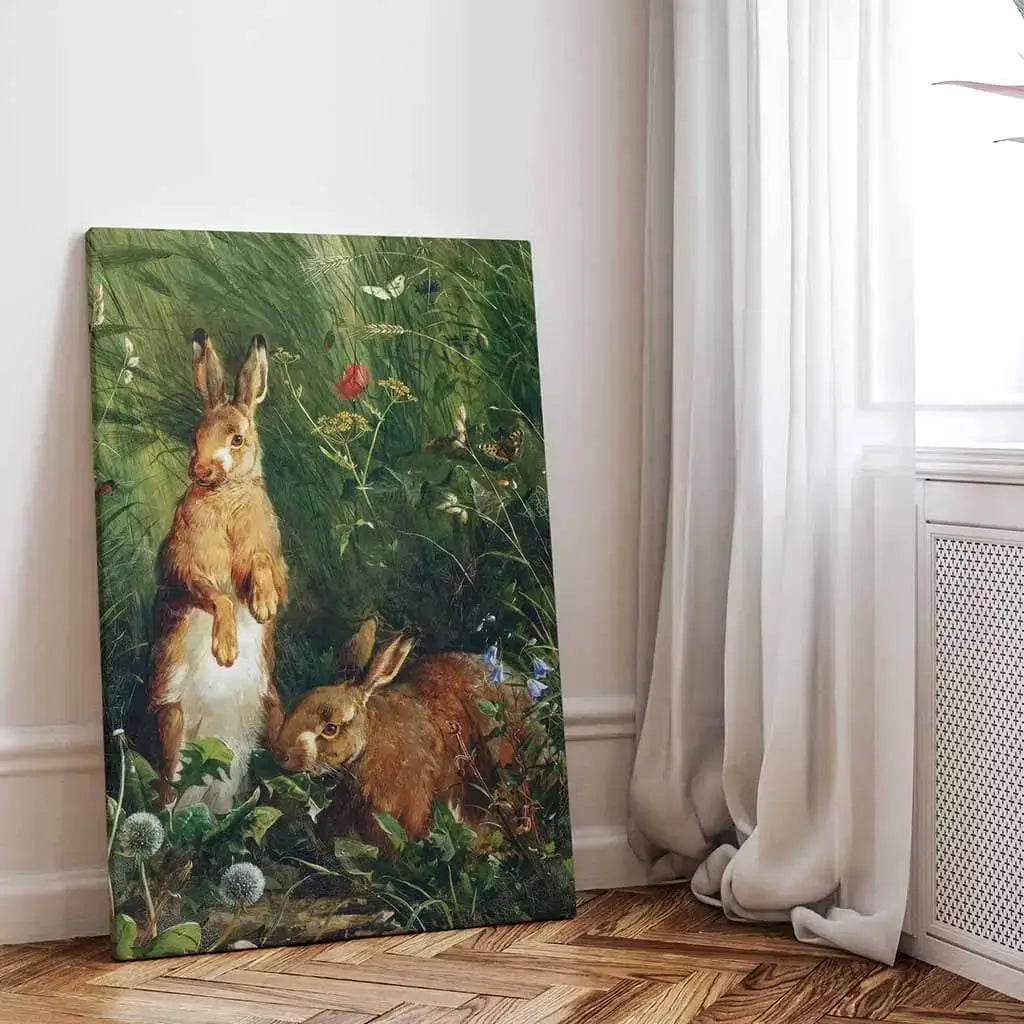 Hares Art Painting