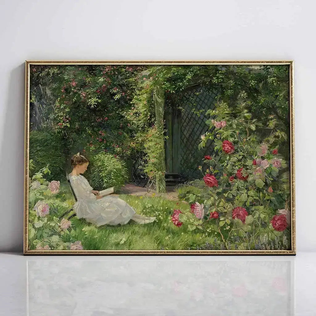 In The Rose Garden Downloadable Wall art
