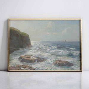 Irish Coast Art Painting