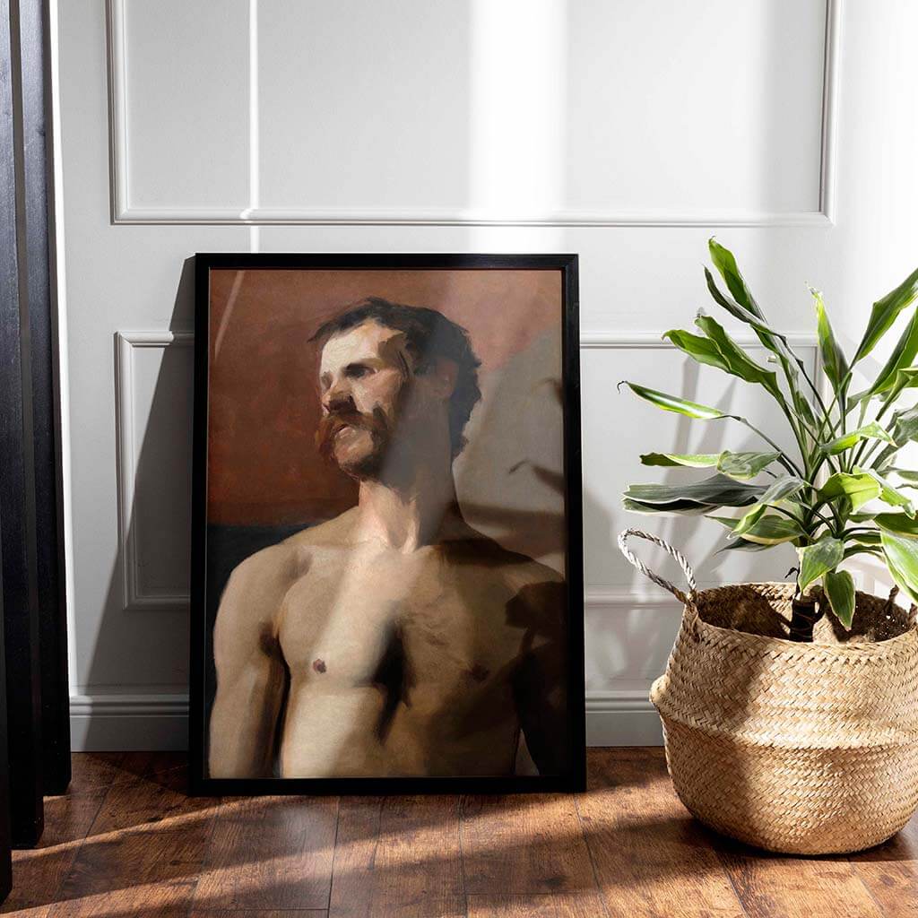Male Nude Life Study Downloadable Art
