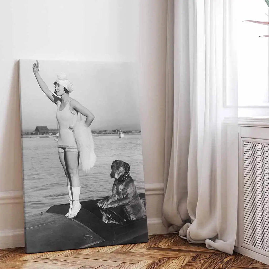 Marie Prevost & Teddy the Dog Printable Wall Art