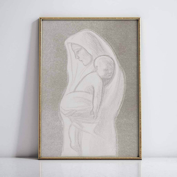 Maternal Embrace Art Prints