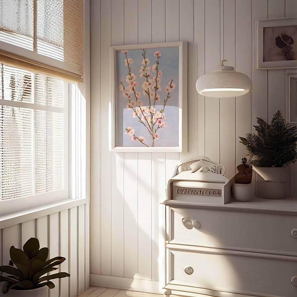 Peach Blossoms Art Painting Artwork