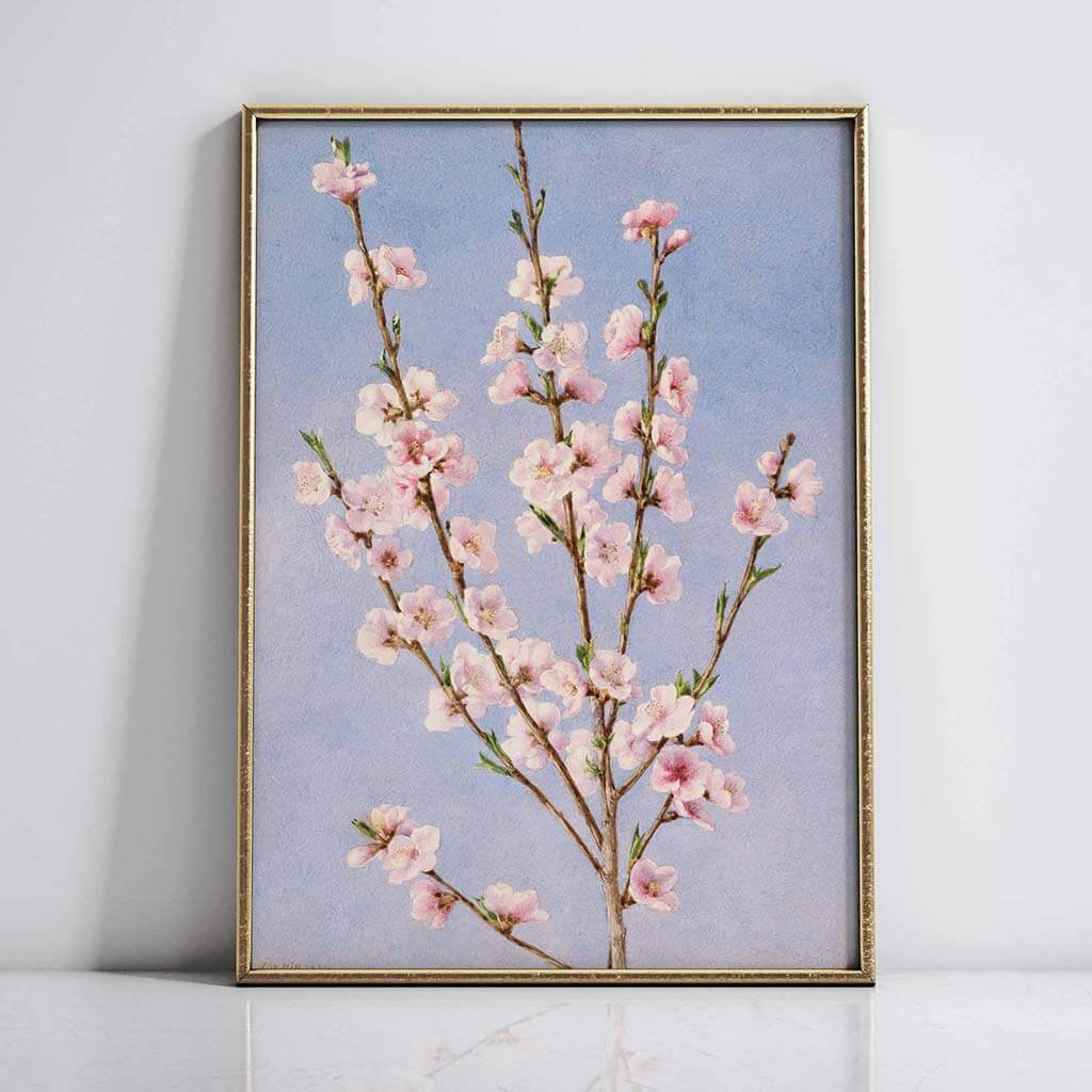 Peach Blossoms Art Painting Printable Art