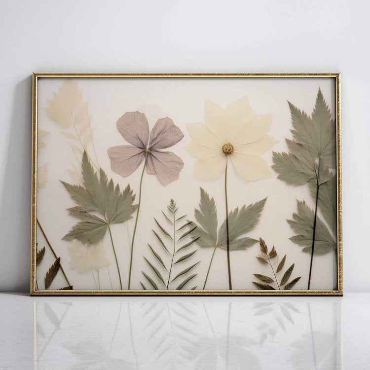 Pressed Petals Art Poster