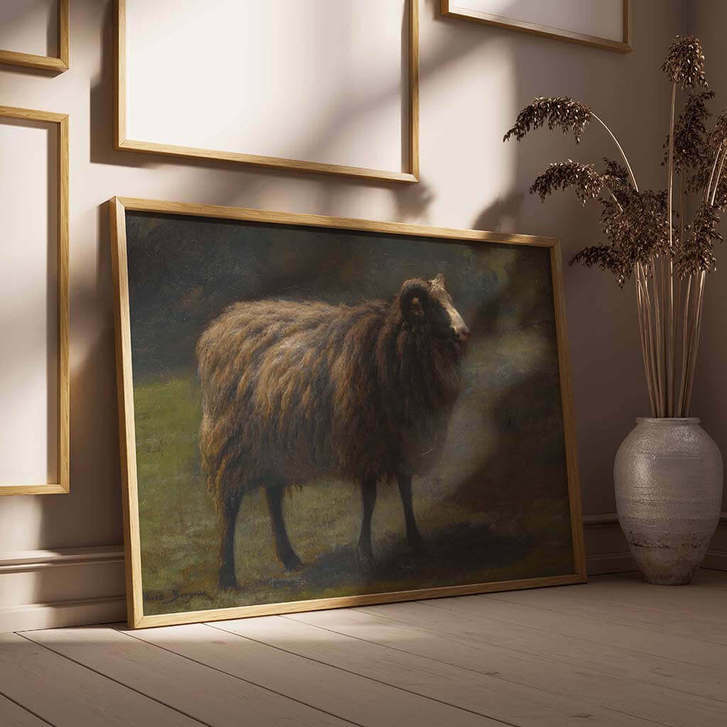 Ram Art Print Wall Decor