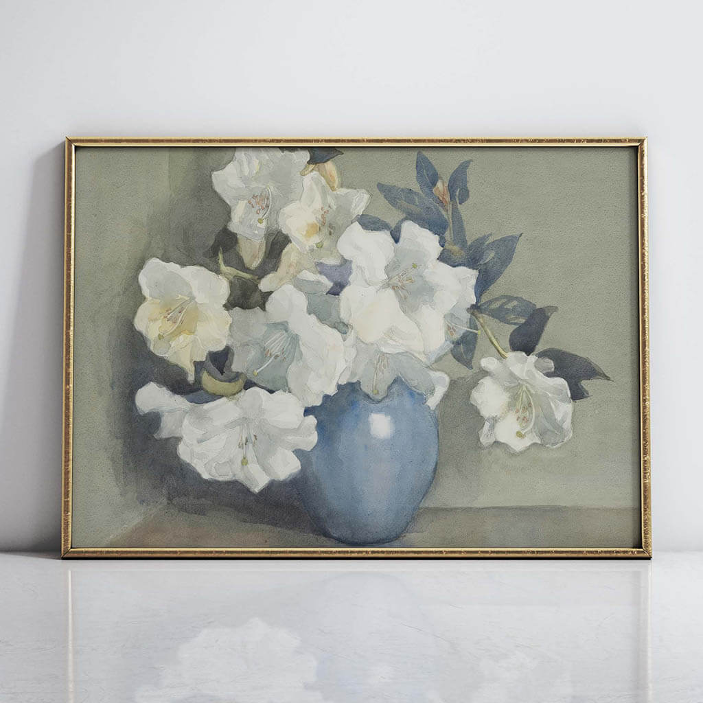 Rhododendron Printable Painting