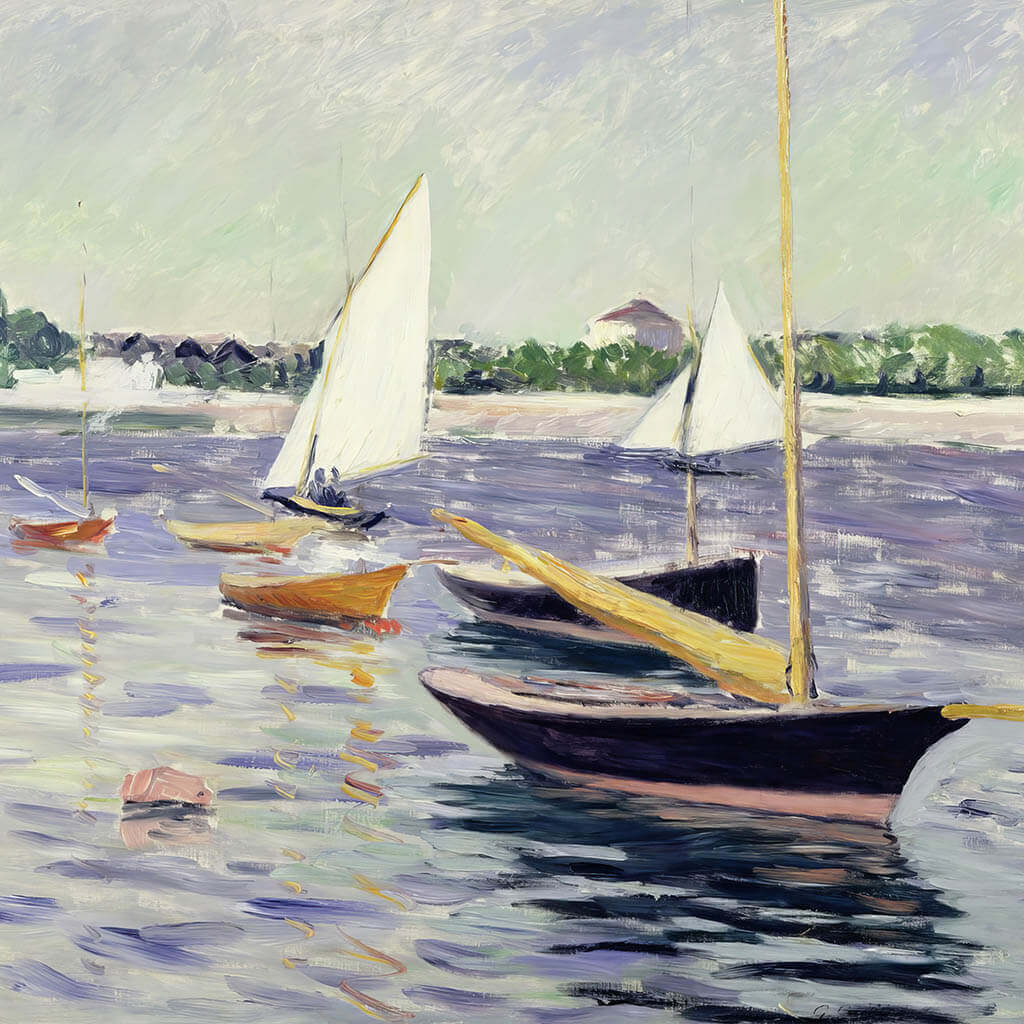 Sailing Boats at Argenteuil Downloadable Poster