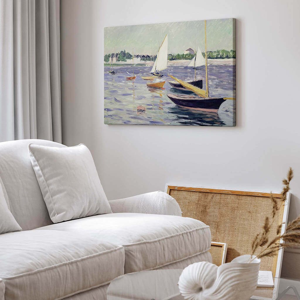 Sailing Boats at Argenteuil Instant Download Art