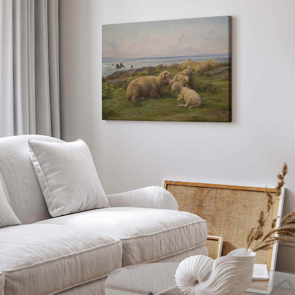 Sheep by the Sea  Printable Art