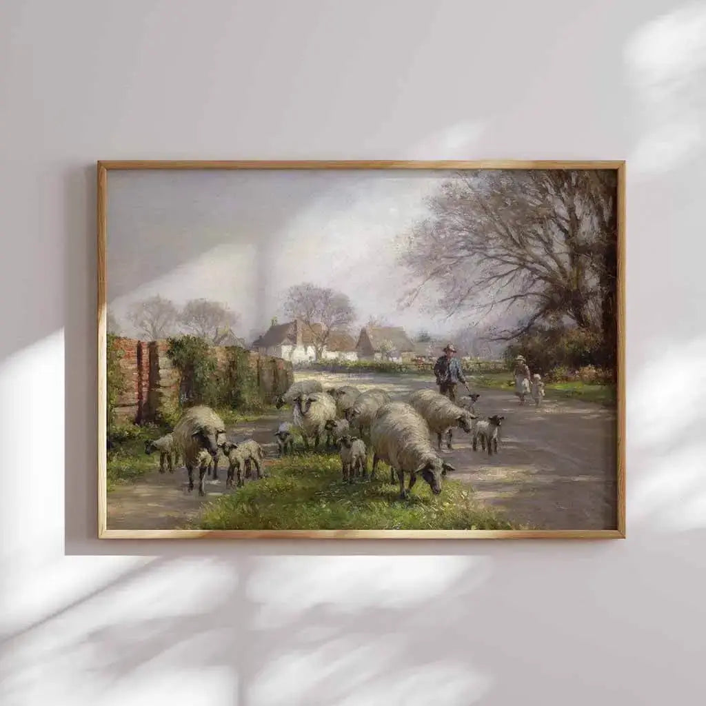 Sheep In Spring Digital Art Prints