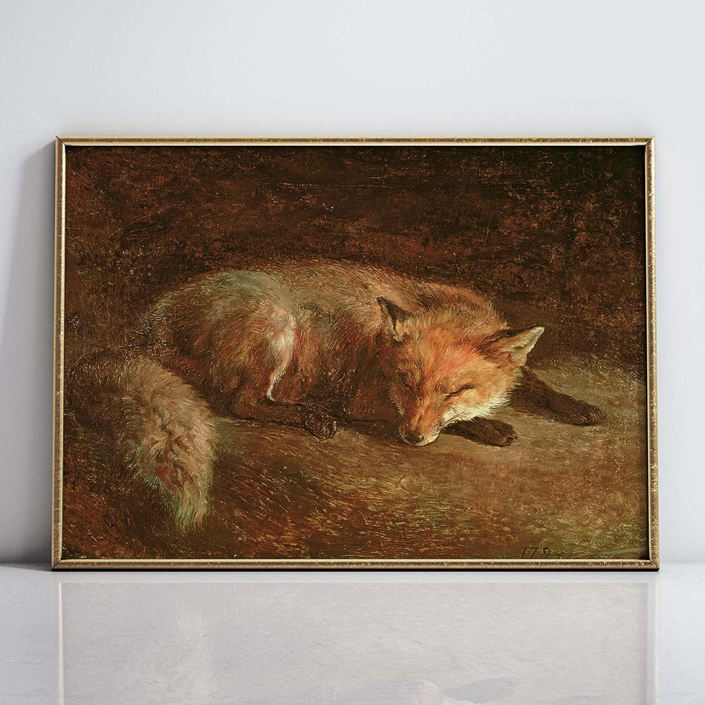 Sleeping Fox Artful Prints